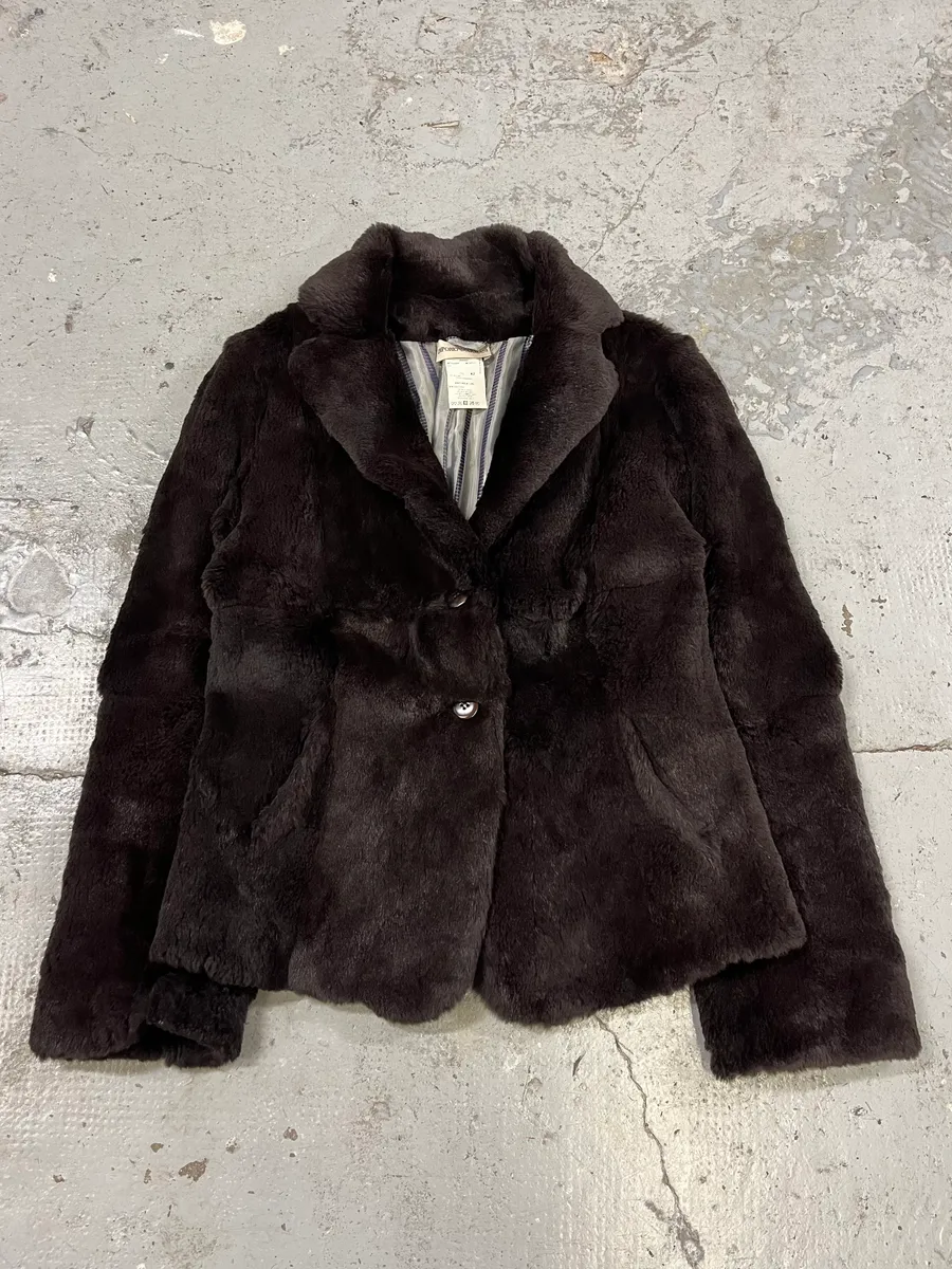 AW2005 Emporio Armani Fur Brown Suit Jacket