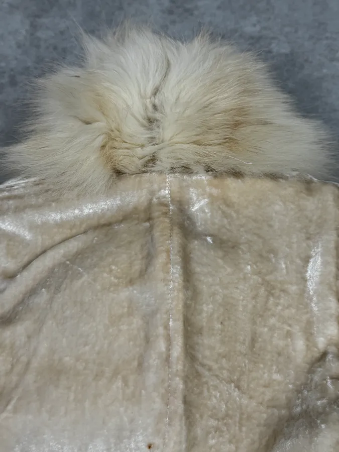 AW2005 Roberto Cavalli Fur White Shearling Leather Jacket - Image 9