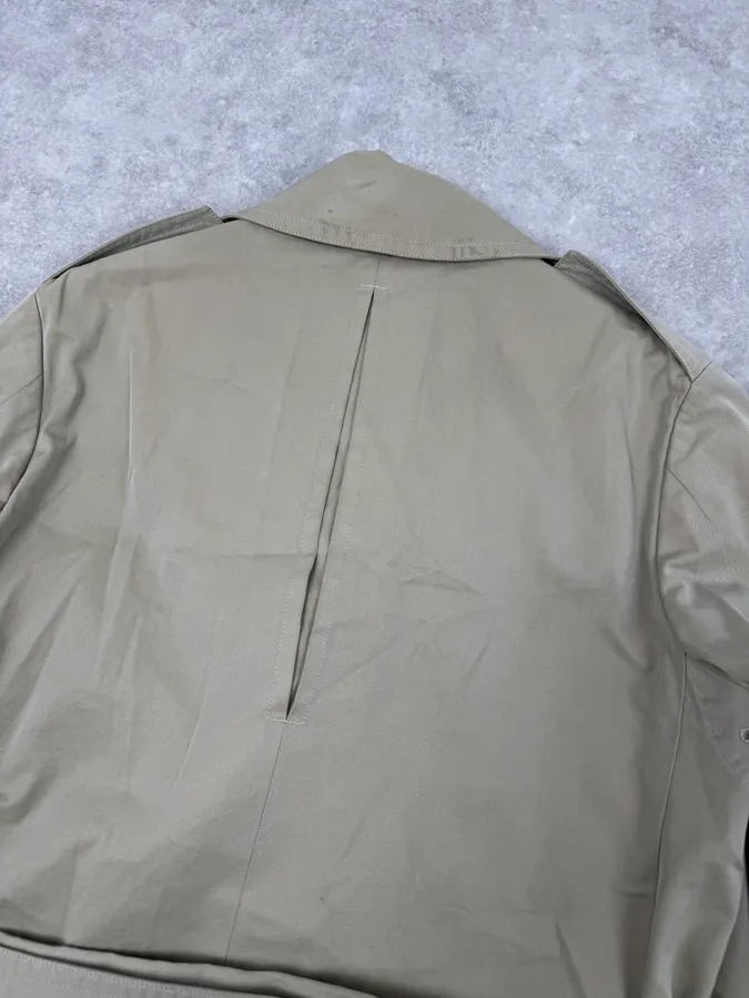 AW2005 Yves Saint Laurent Beige Belted Trench Coat - Image 7