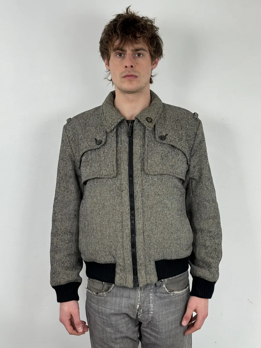 AW2006 Dior Grey Wool Jacket by Hedi Slimane - Image 3