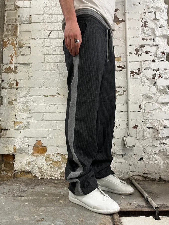 AW2006 Dolce & Gabbana Hybrid Jogger & Suit Grey Pants - Image 2