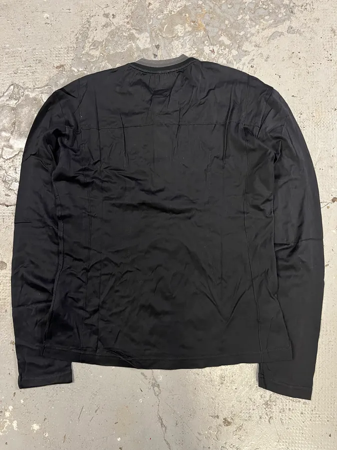 AW2006 Dolce & Gabbana Navy Henley Longsleeves - Image 7