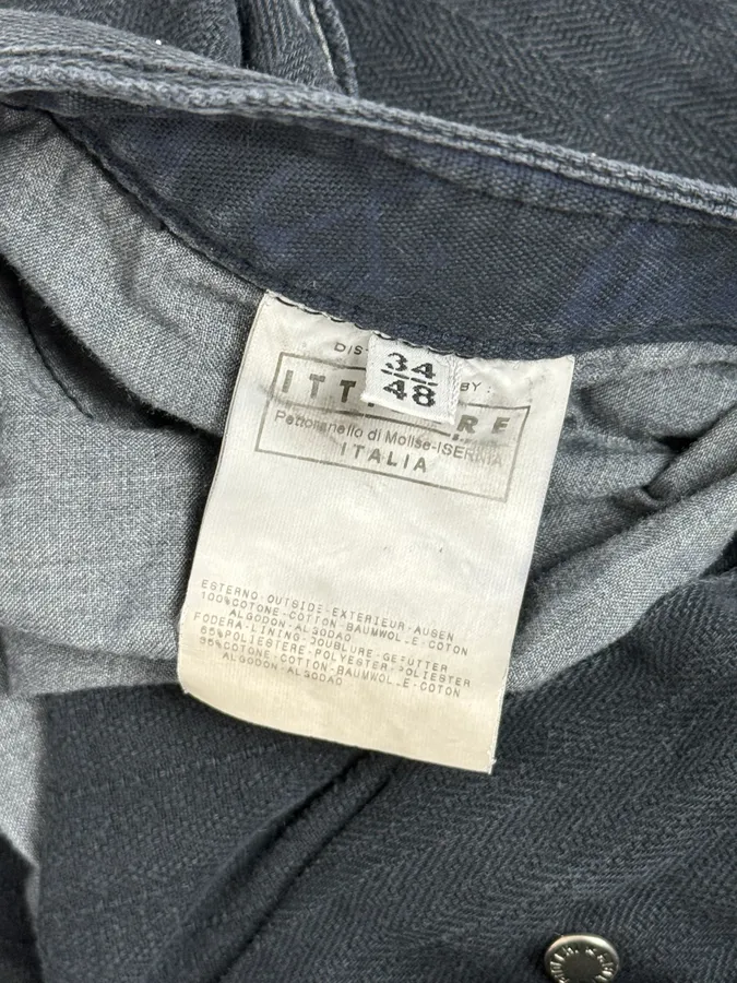 AW2006 Dolce & Gabbana Navy Multi-Pocket Cargo Pants - Image 10
