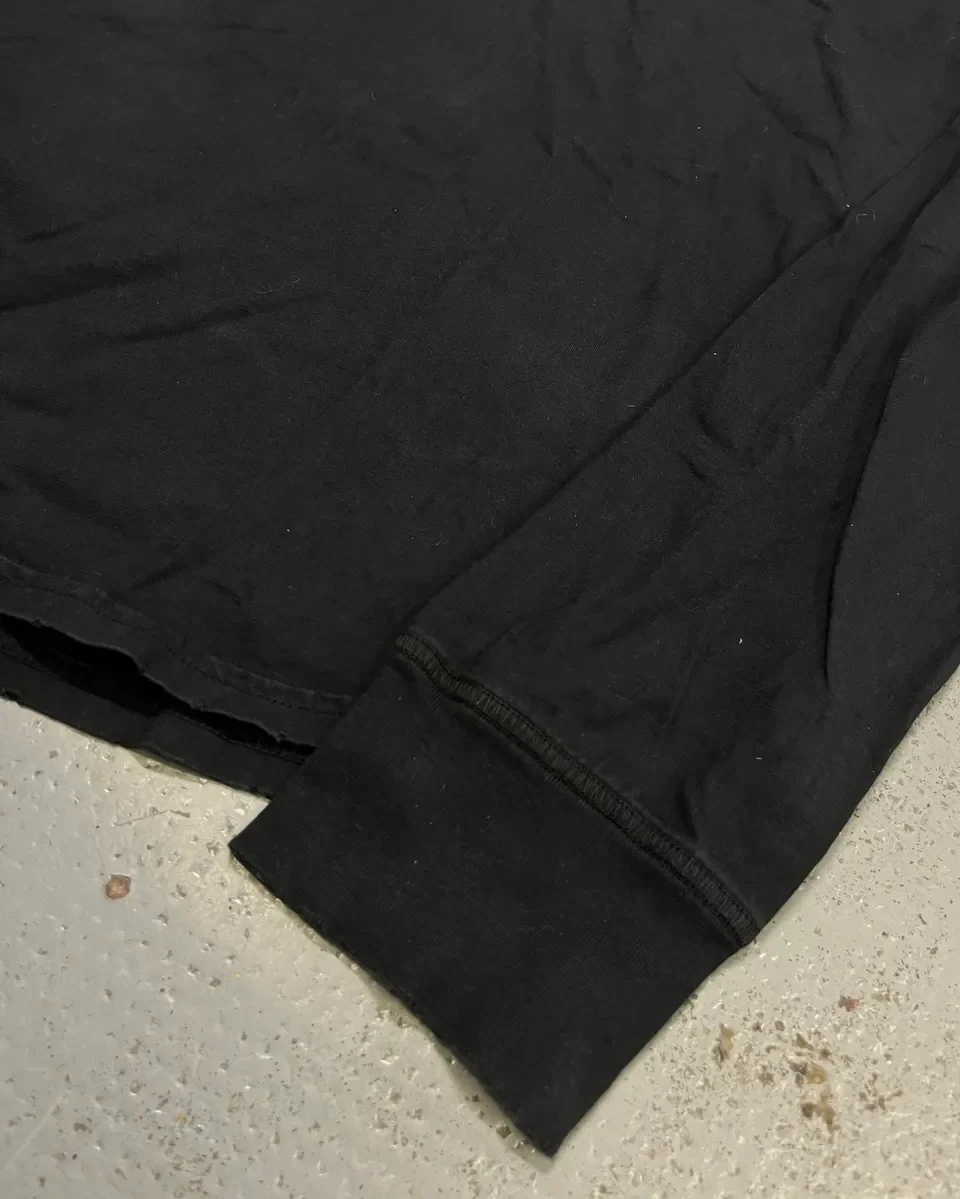 AW2006 Dsquared2 Black Face Print Longsleeve T-Shirt - Image 7