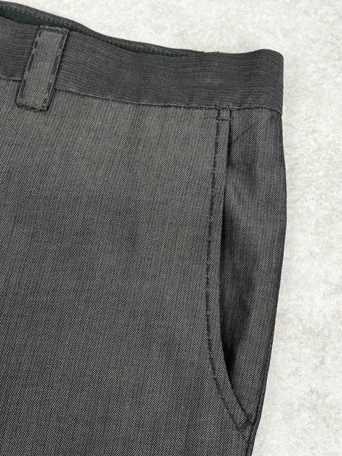 AW2006 Maison Martin Margiela Grey Iridescend Classy Pants - Image 8