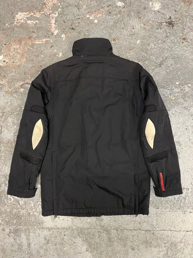 AW2006 Prada Black Padded Linea Rossa Jacket - Image 5
