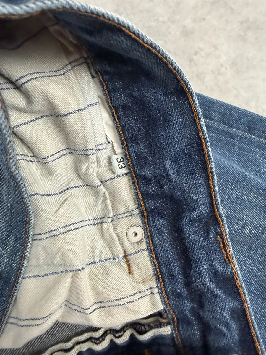 AW2006 Prada Blue Cozy Denim Jeans - Image 8