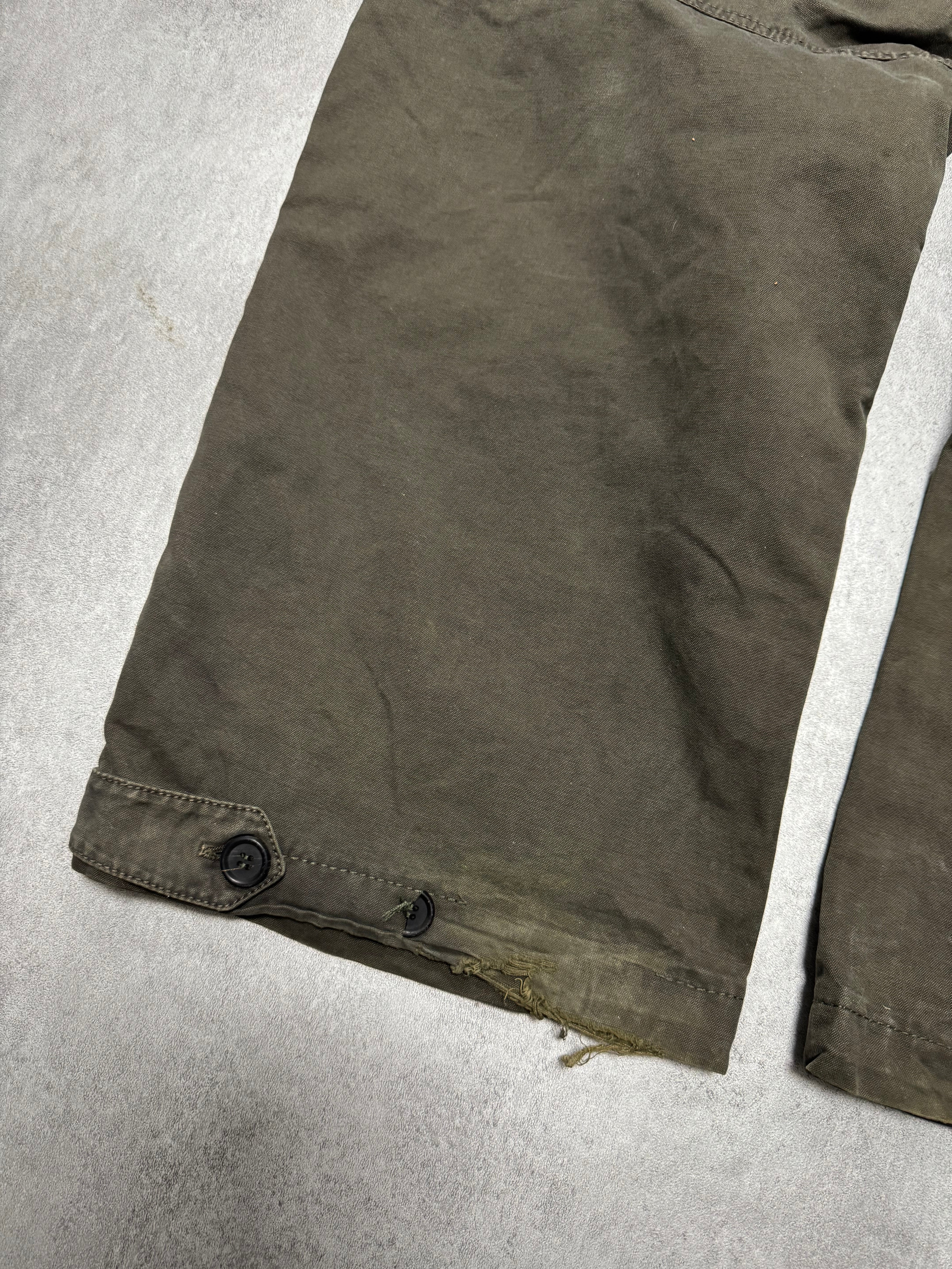 AW2006 Prada Cargo Khaki Pants - Image 9