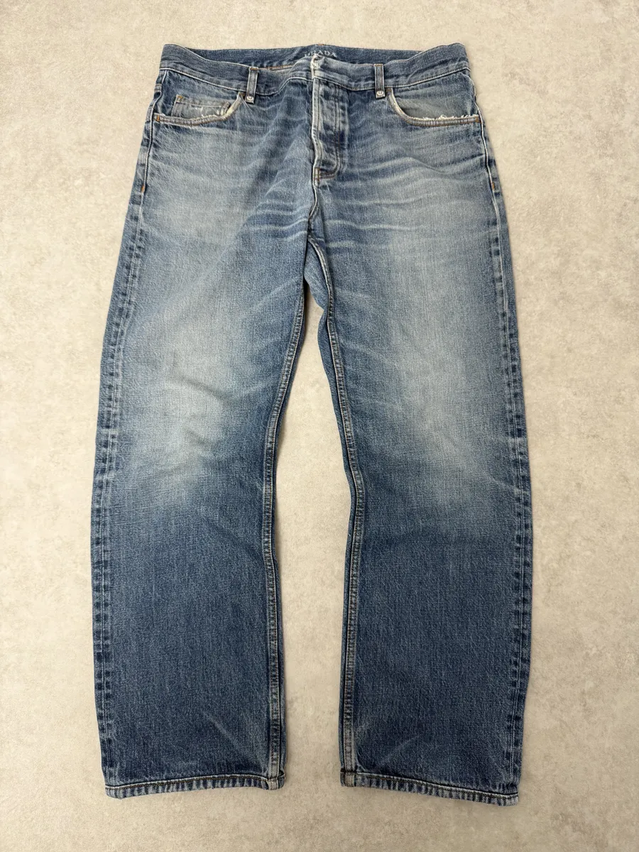AW2006 Prada Classic Fit Blue Fade Denim Jeans