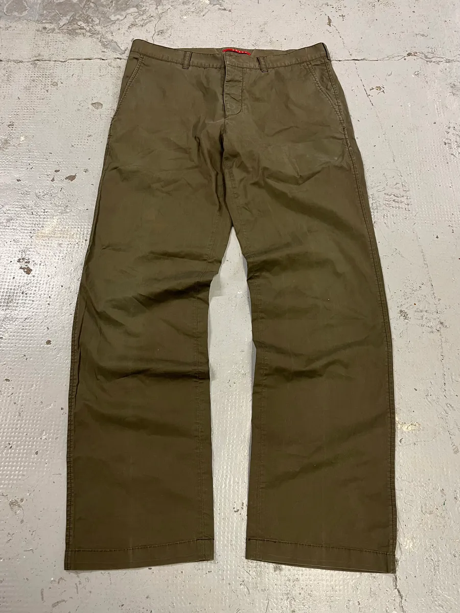 AW2006 Prada Khaki Chino Pants