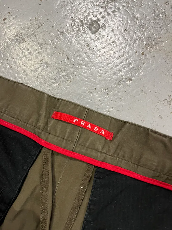 AW2006 Prada Khaki Chino Pants - Image 11