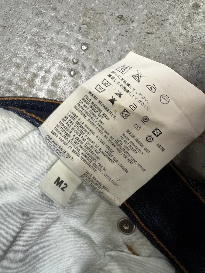 AW2006 Prada Large Cozy Brut Denim Short Jeans - Image 11