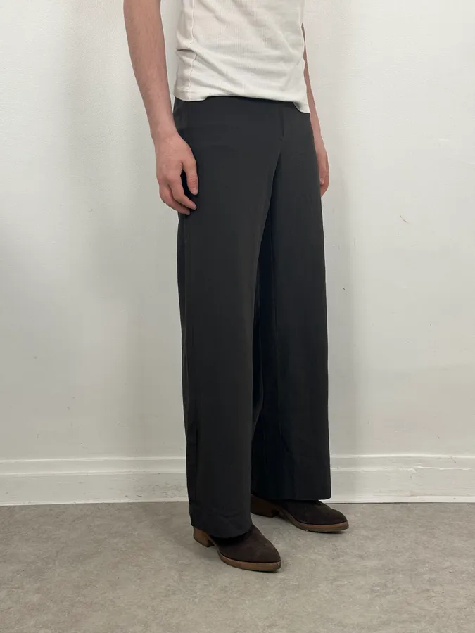 AW2007 Armani Collezioni Black Cozy Light Pants - Image 3