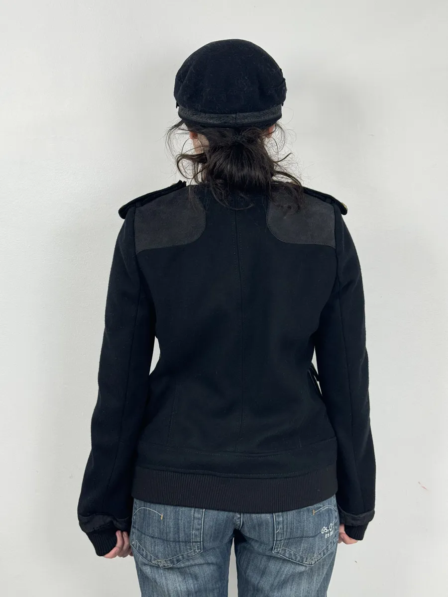AW2007 Balenciaga University Buttoned Officer Wool Jacket by Nicolas Ghesquiere - Image 4