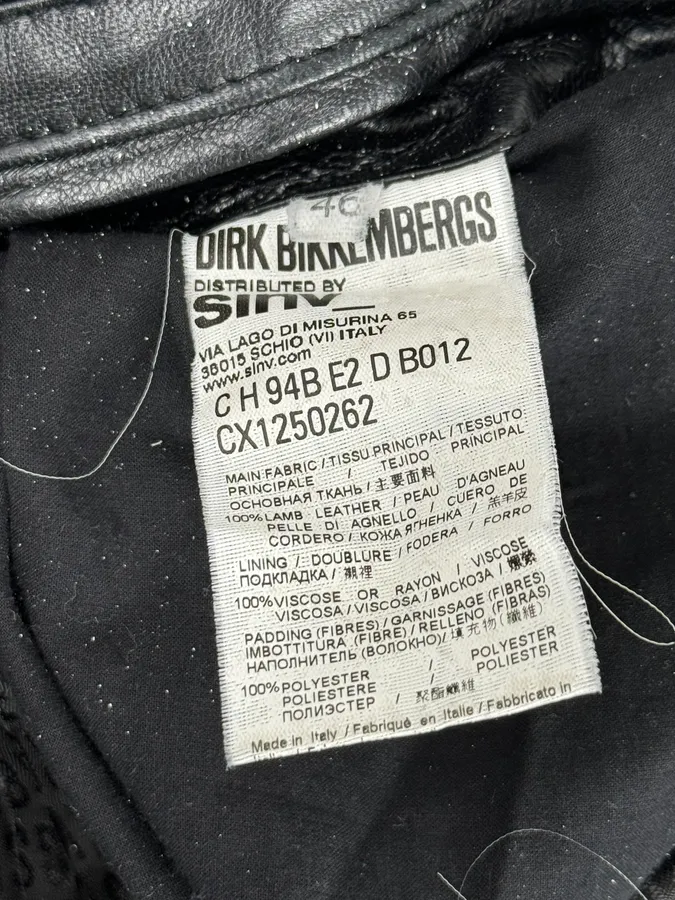 AW2007 Dirk Bikkembergs Black Ninja Quilted Leather Jacket - Image 12