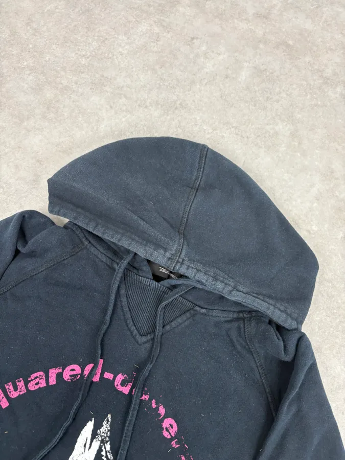AW2007 Dsquared2 Doberman Dog Black Hoodie - Image 4