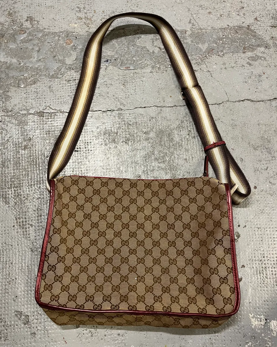 AW2007 Gucci Beige GG Monogram Heart Shoulder Bag by Frida Giannini - Image 8