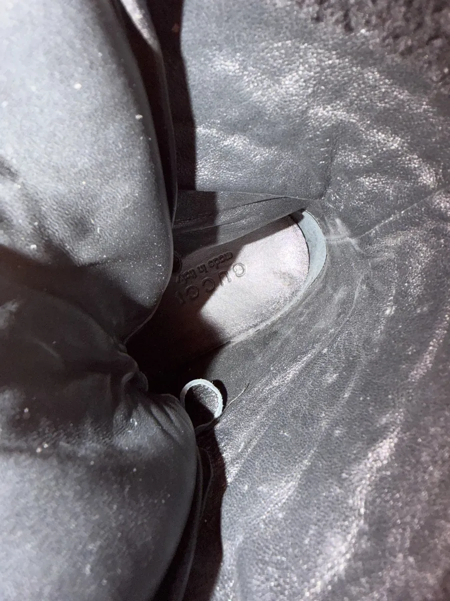 AW2007 Gucci Black Leather Fur-Lined Boots by Frida Giannini - Image 10