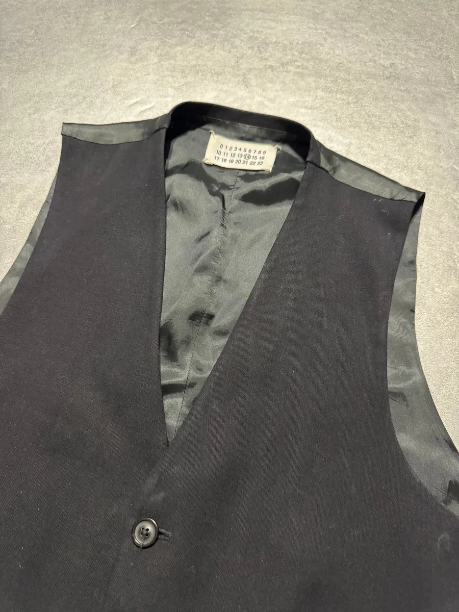 AW2007 Maison Margiela Minimalist Wool Vest - Image 2