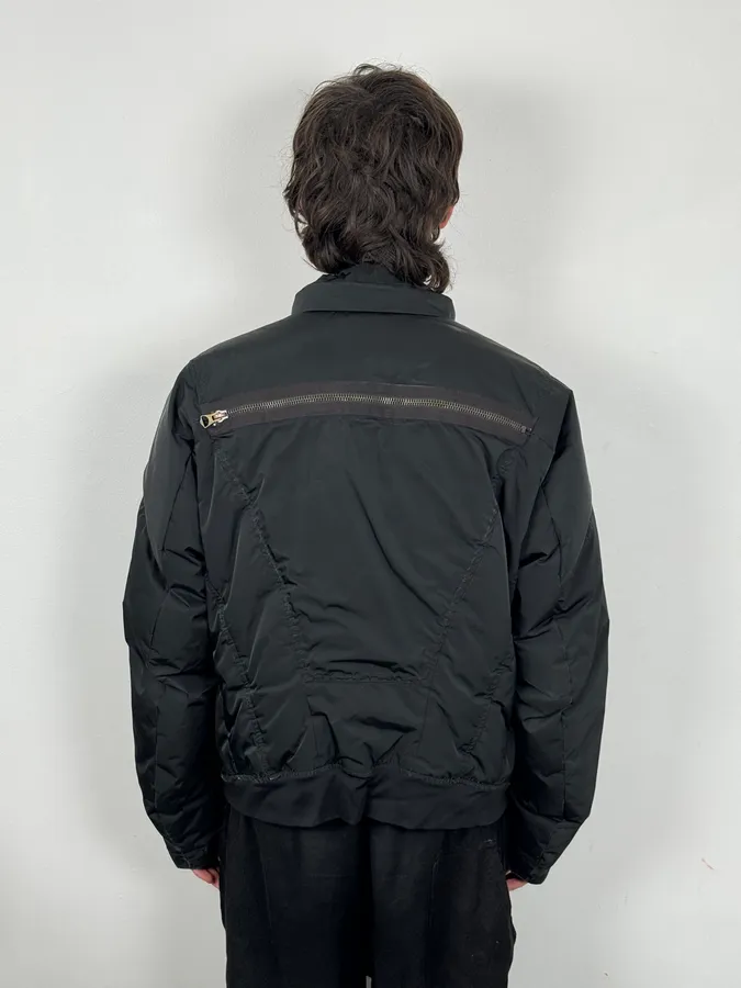 AW2007 Marithé + François Girbaud Black Multi Zips Puffer Jacket - Image 4