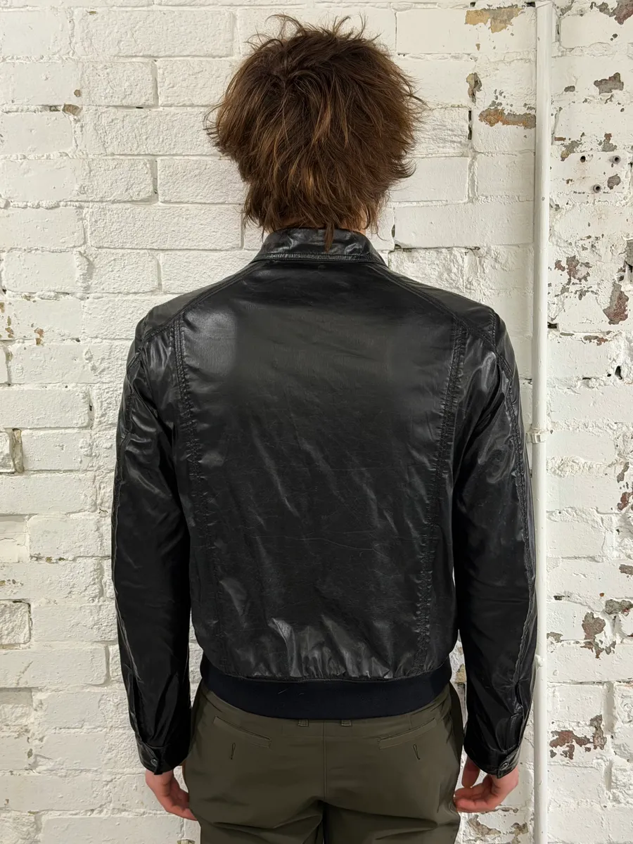 AW2007 Prada Black Nylon Multi-Pocket Light Jacket - Image 3