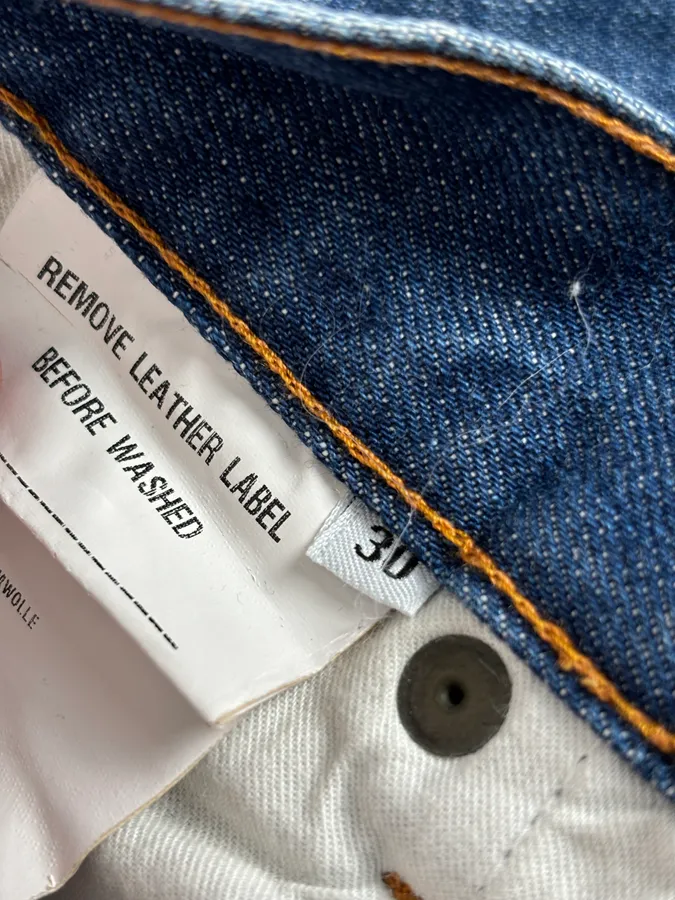 AW2007 Prada Faded Blue Straight Denim Jeans - Image 13