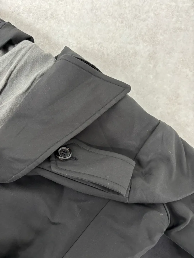 AW2007 Yves Saint Laurent Black Classy Trench Coat - Image 11
