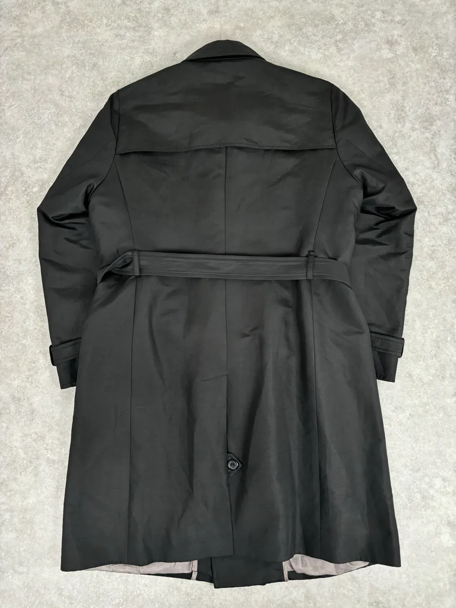 AW2007 Yves Saint Laurent Black Classy Trench Coat - Image 5