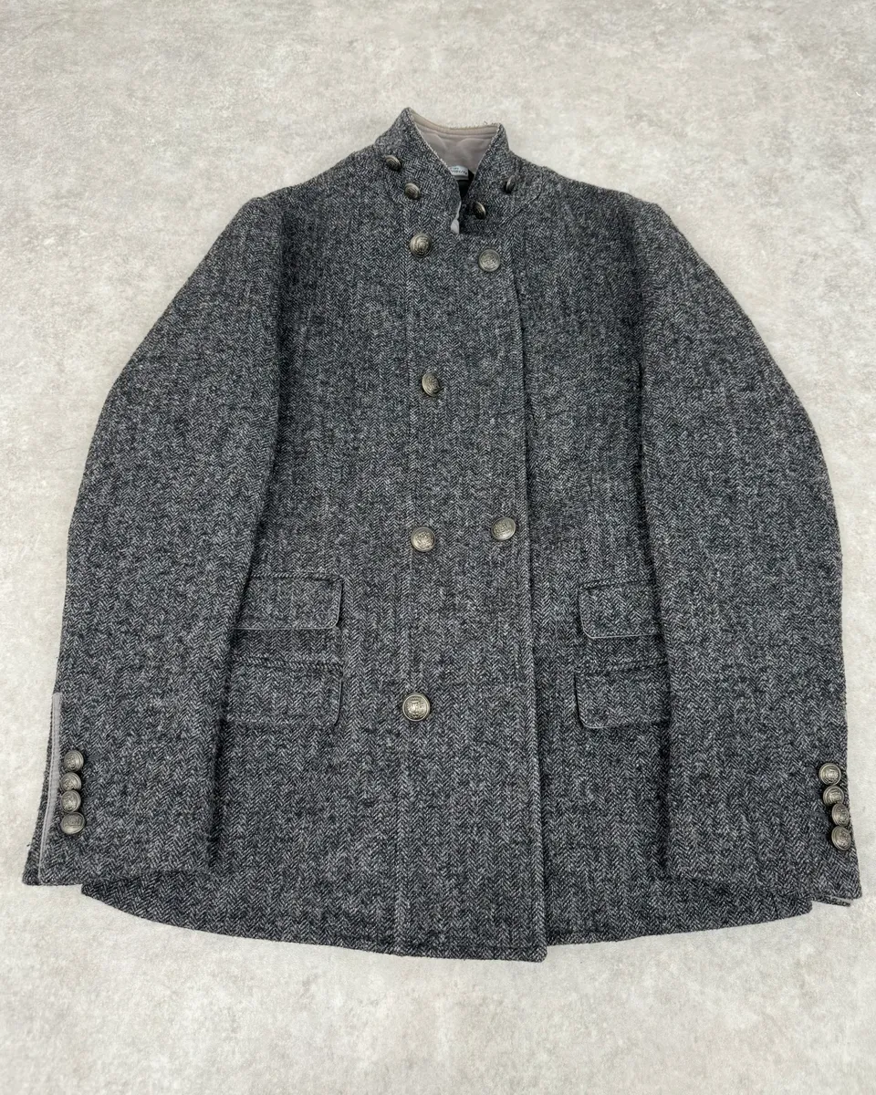 AW2008 Dolce & Gabbana Grey Wool Buttoned Coat