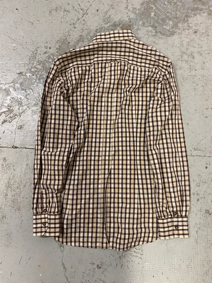 AW2008 Dolce & Gabbana Multi Pockets Checkered Classy Shirt - Image 8