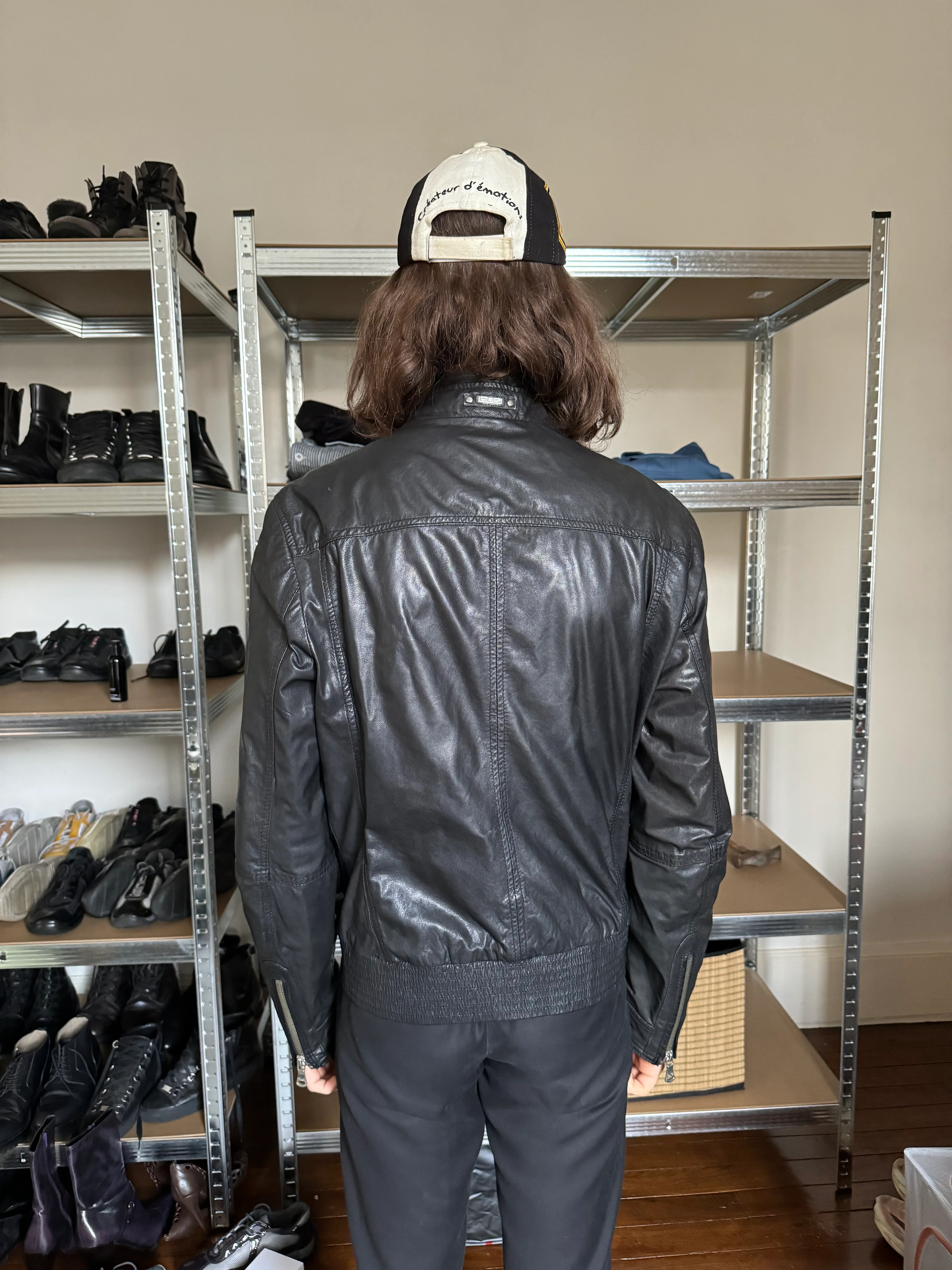 AW2008 Dolce & Gabbana Premium Utility Leather Jacket - Image 11