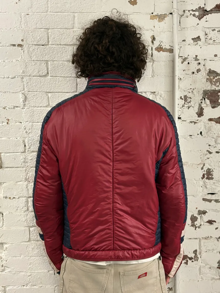 AW2008 Dolce & Gabbana Ski Retractable Hood Red Puffer Jacket - Image 3