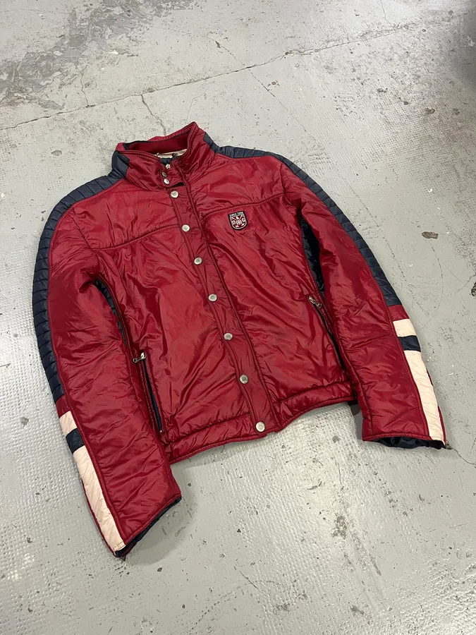 AW2008 Dolce & Gabbana Ski Retractable Hood Red Puffer Jacket - Image 4