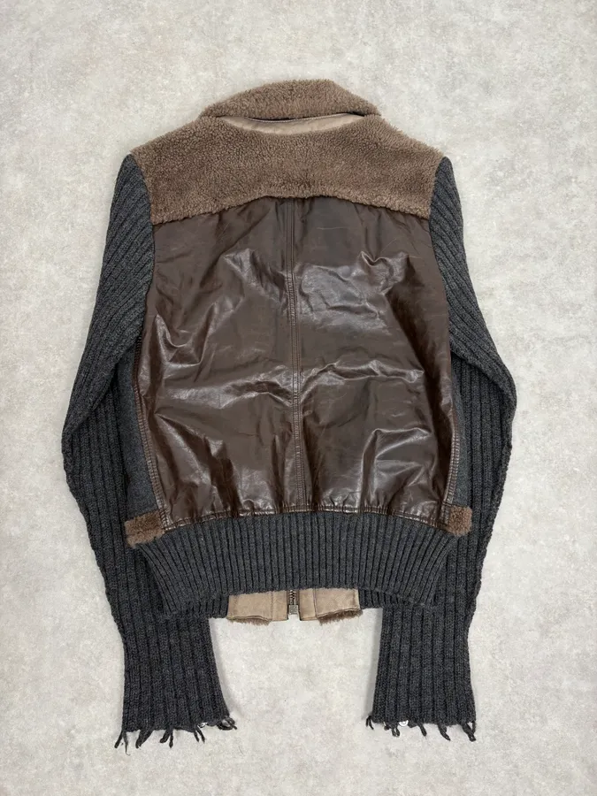 AW2008 Dolce & Gabbana Wool & Shearling Jacket - Image 8