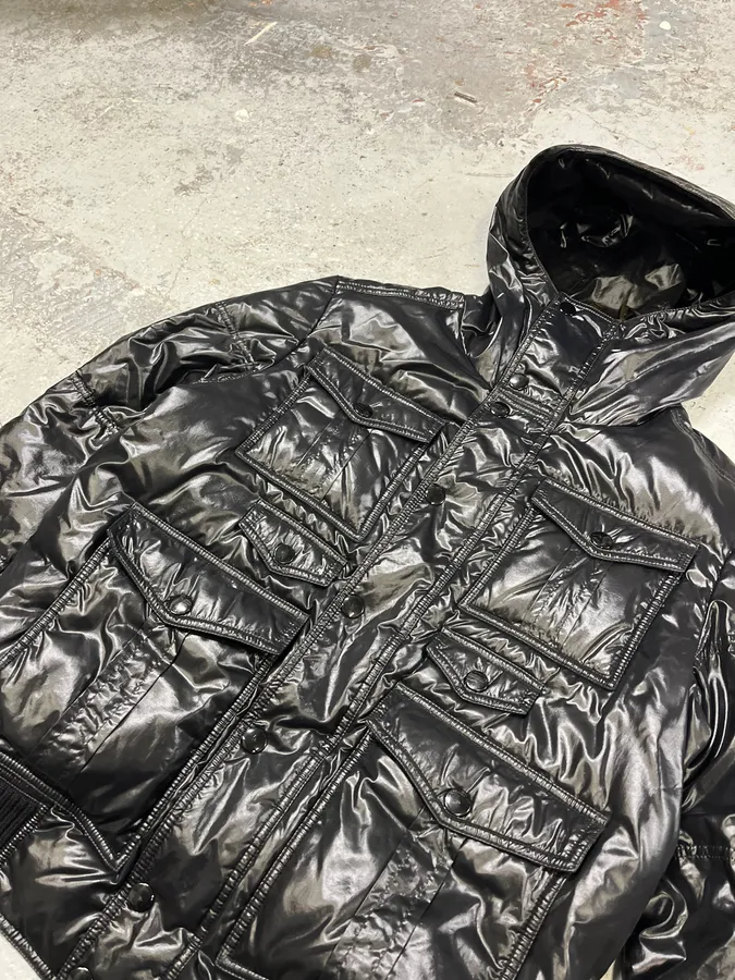 AW2008 Gucci Black Relaxed Puffer Jacket - Image 7