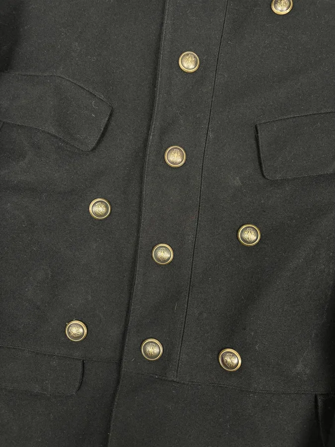 AW2008 Gucci Black Wool Buttoned Premium Jacket by Frida Giannini - Image 11