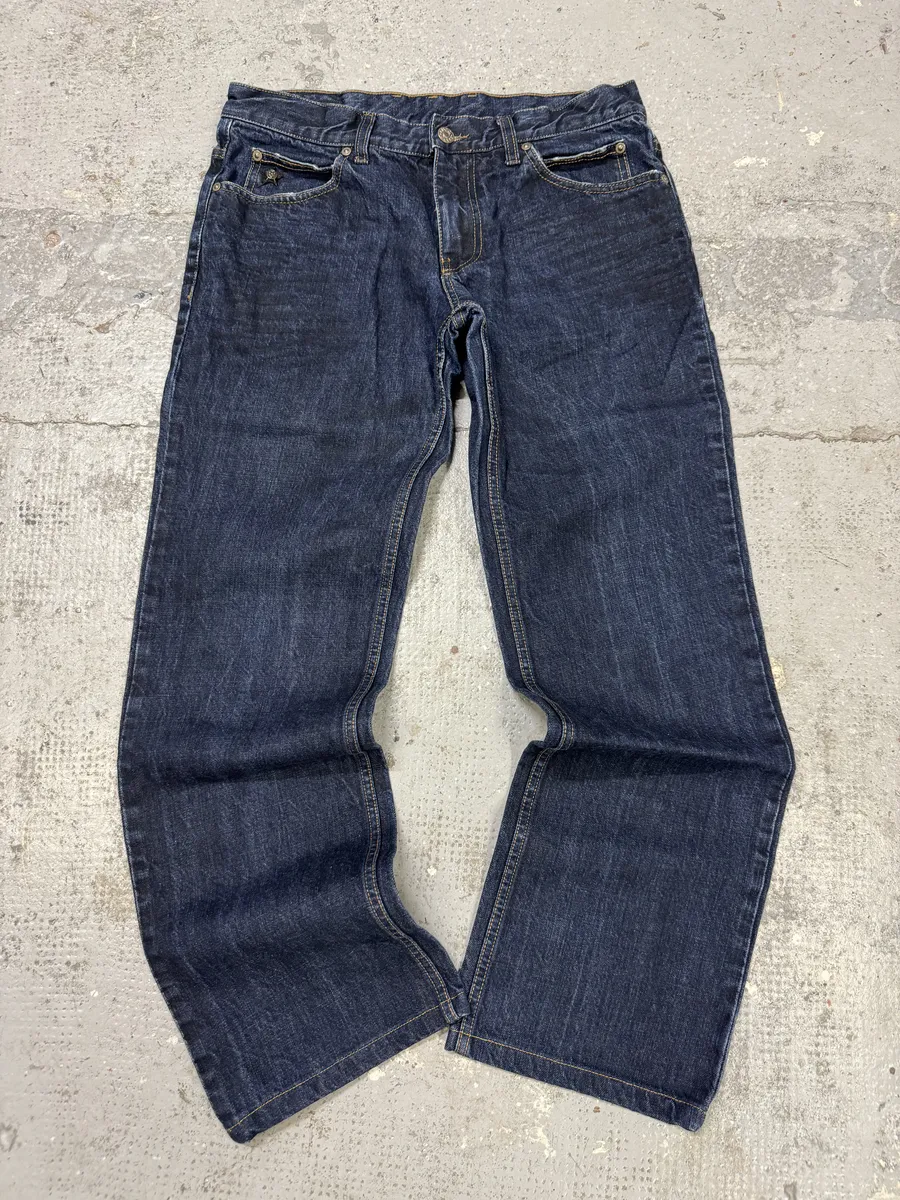AW2008 Gucci Navy Brut Blue Regular Denim Jeans - Image 8