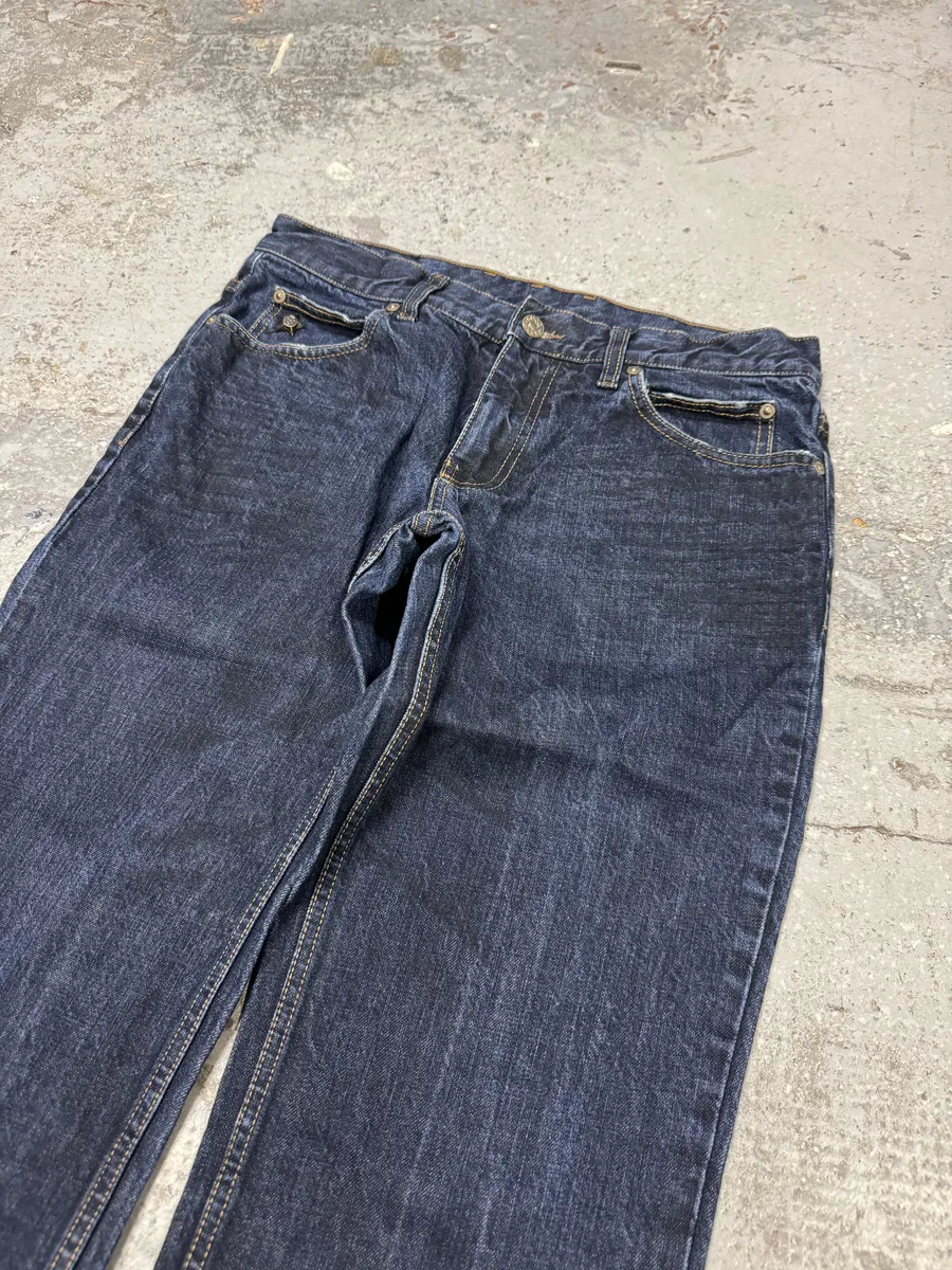 AW2008 Gucci Navy Brut Blue Regular Denim Jeans - Image 9