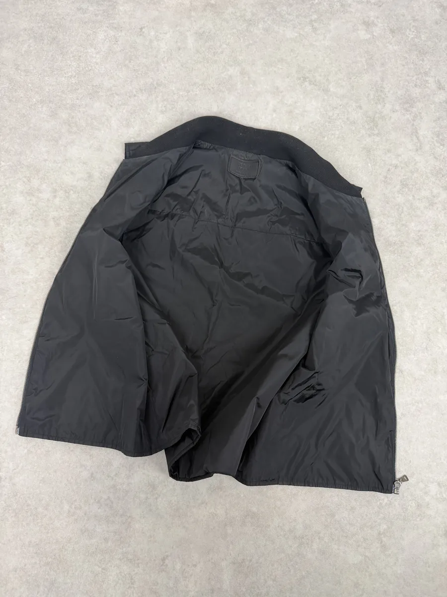 AW2008 Prada Black Nylon Light Vest Jacket - Image 5