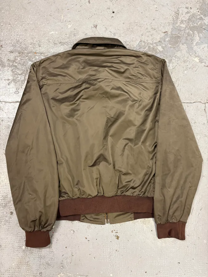 AW2008 Prada Light Olive Nylon Bomber Jacket - Image 6