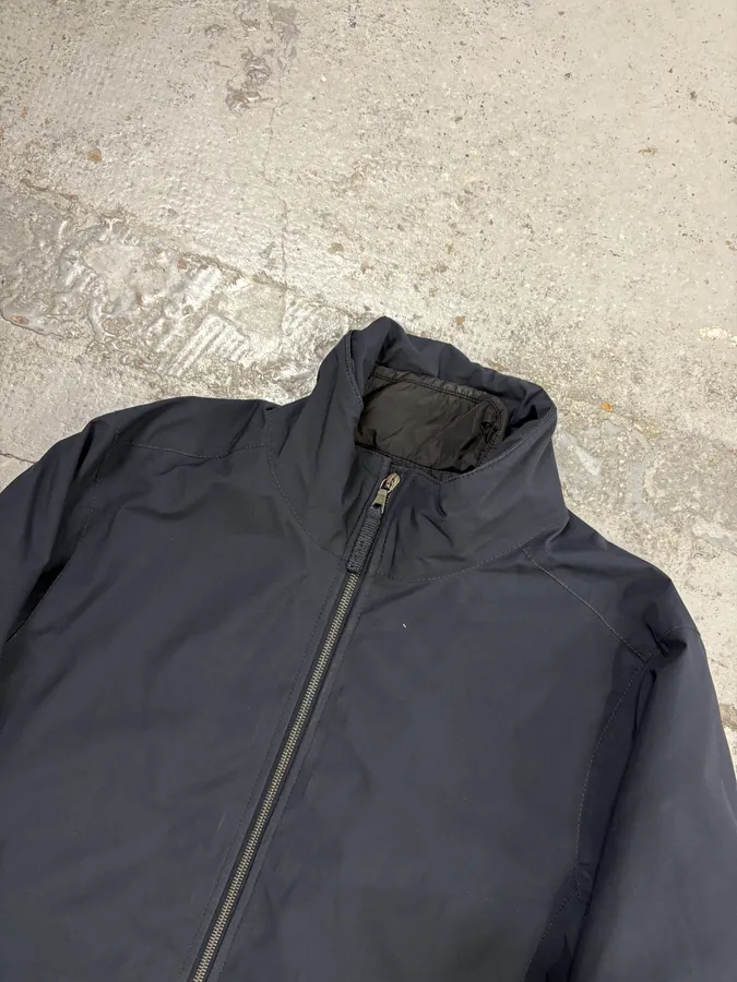 AW2008 Prada Navy Nylon Long Jacket - Image 4