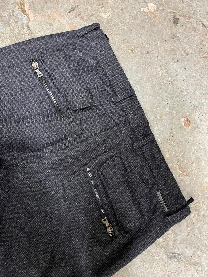 AW2008 Prada Wool Dark Classy Tailored Pants - Image 10