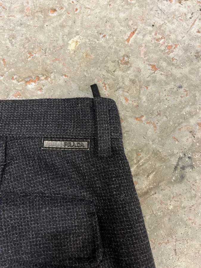 AW2008 Prada Wool Dark Classy Tailored Pants - Image 11