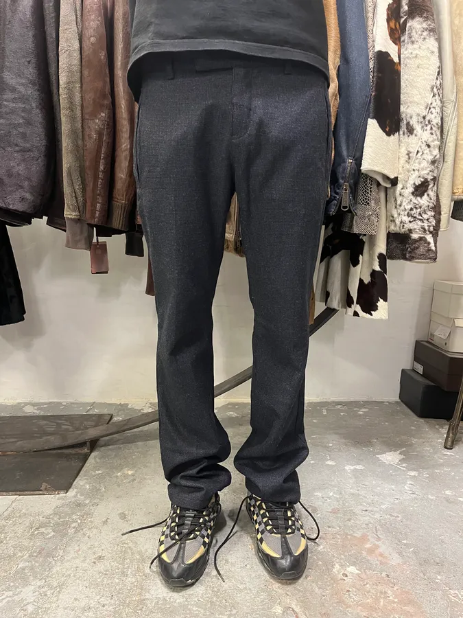AW2008 Prada Wool Dark Classy Tailored Pants - Image 2