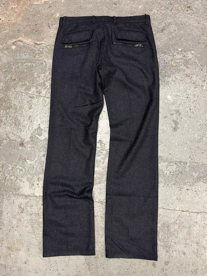 AW2008 Prada Wool Dark Classy Tailored Pants - Image 7
