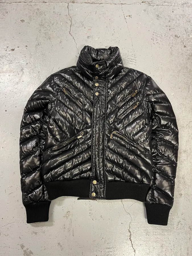 AW2009 Cavalli Black Puffer Jacket