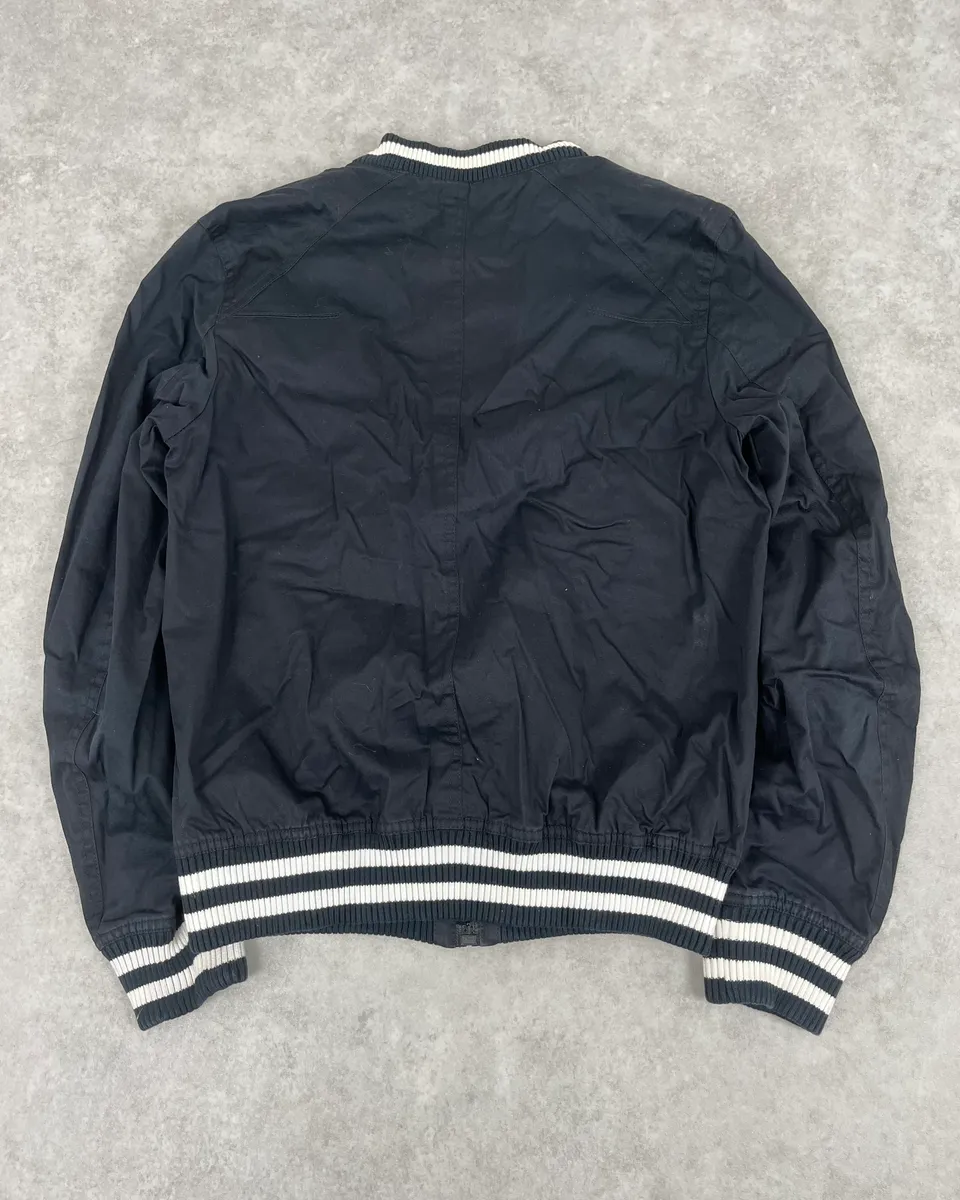 AW2009 Dior Light Black Bomber Jacket by Kris Van Assche - Image 6