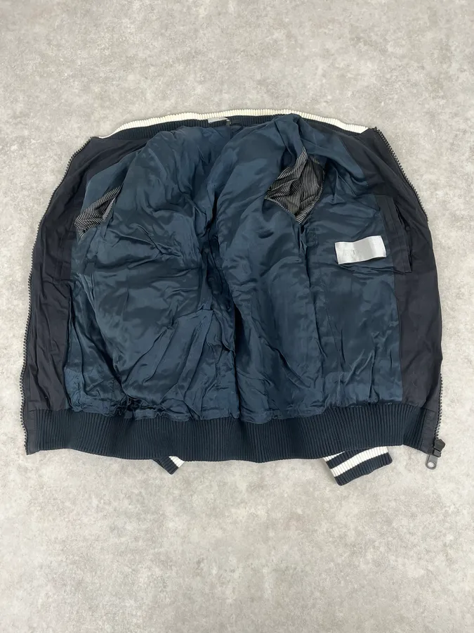 AW2009 Dior Light Black Bomber Jacket by Kris Van Assche - Image 8