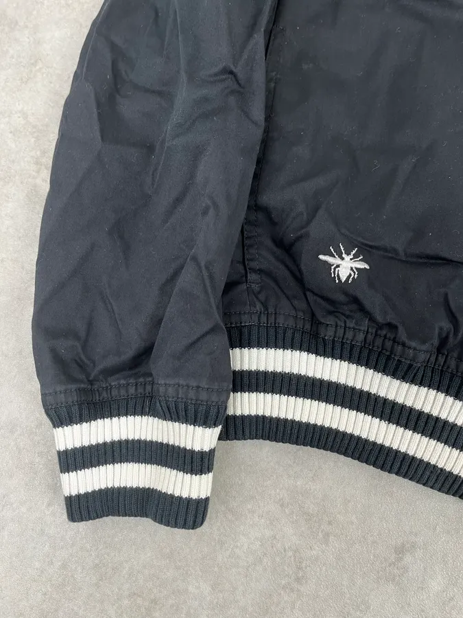 AW2009 Dior Light Black Bomber Jacket by Kris Van Assche - Image 9