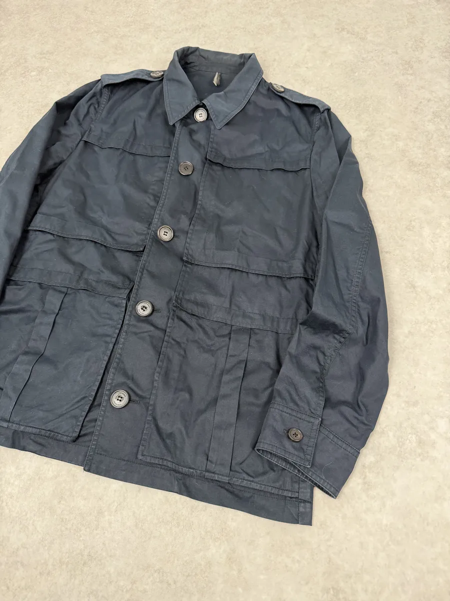 AW2009 Dior Saharienne Navy Buttoned Jacket by Kris Van Assche - Image 5
